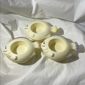 Party Lite Aqua Pals Fish Shaped Tea Light Holders